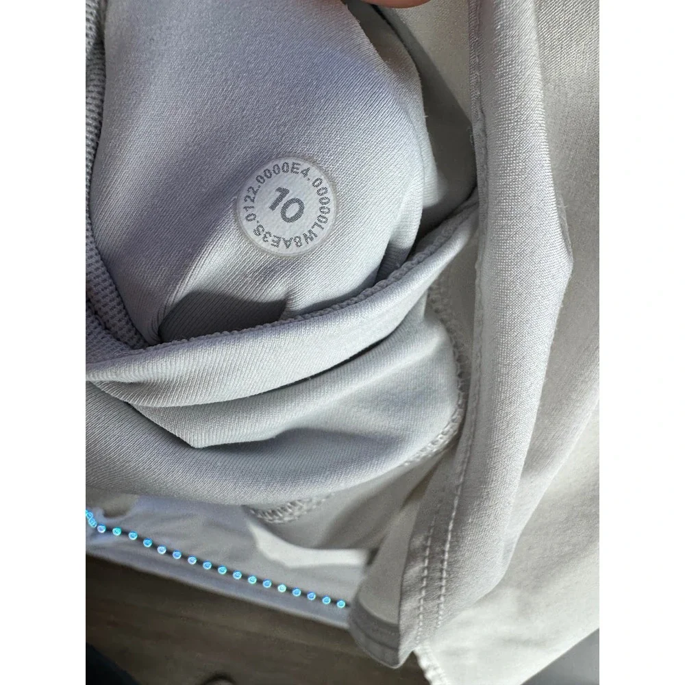 Lululemon Court Rival High-Rise Skirt White Tennis Golf Skort Size 10 LW8AE3S